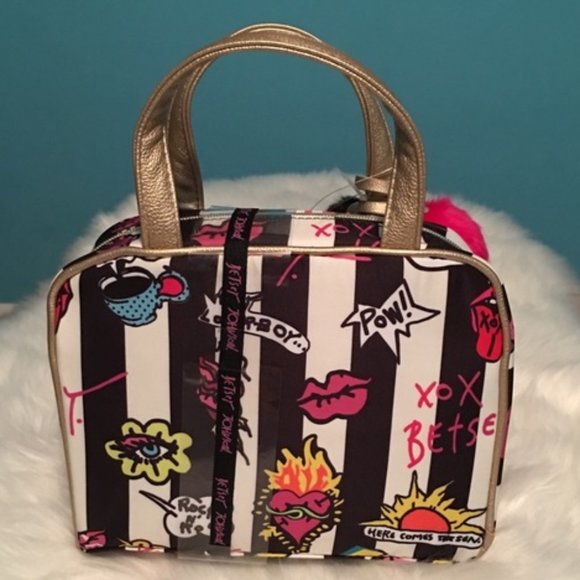 Betsey Johnson Handbags - Betsey Johnson 3 PIECE COSMETIC BAG